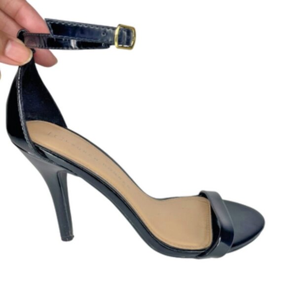 LC Lauren Conrad Women's Black Patent Leather Heels Occasion Event Date 8.5 - Picture 2 of 10